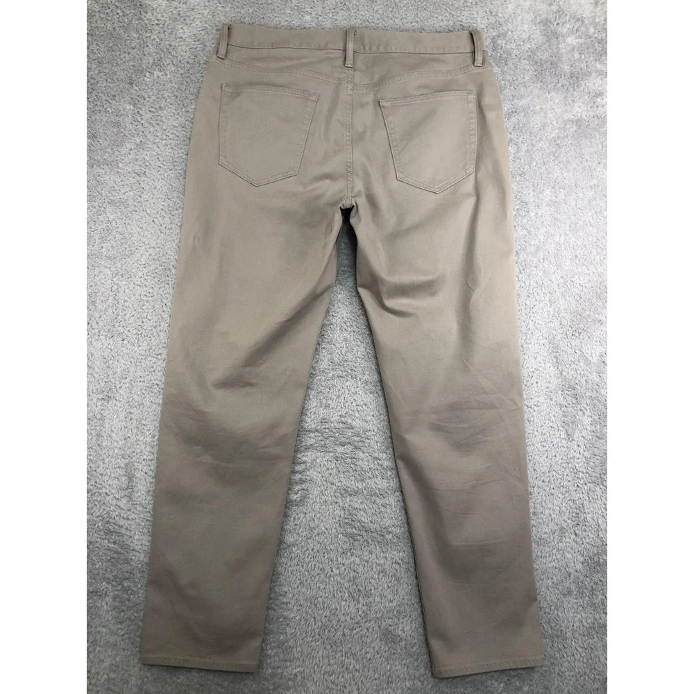 Banana Republic Pants 35x30 (Tag 33x30) Beige Traveler Athletic Tapered Fit